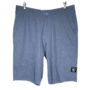 Men Vans Like New Vanphibian Blue Shorts Sz 30 Bin F